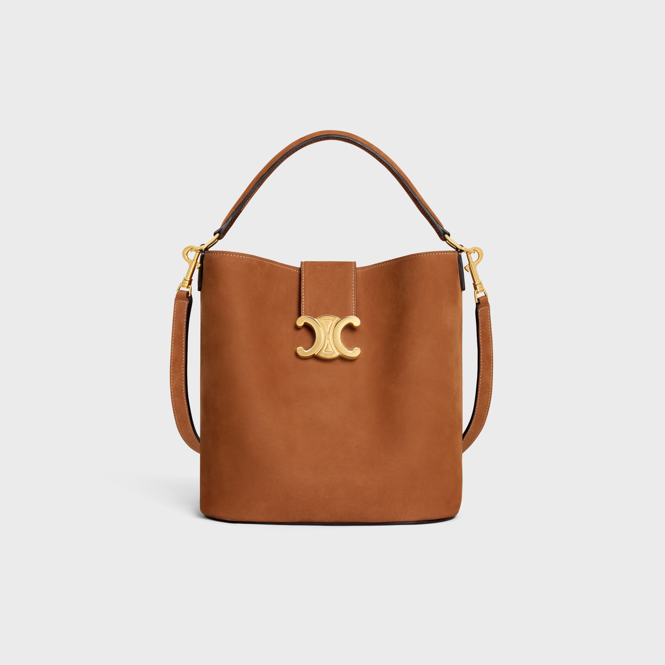 CELINE MEDIUM BUCKET LOUISE IN NUBUCK CALFSKIN - Image 1
